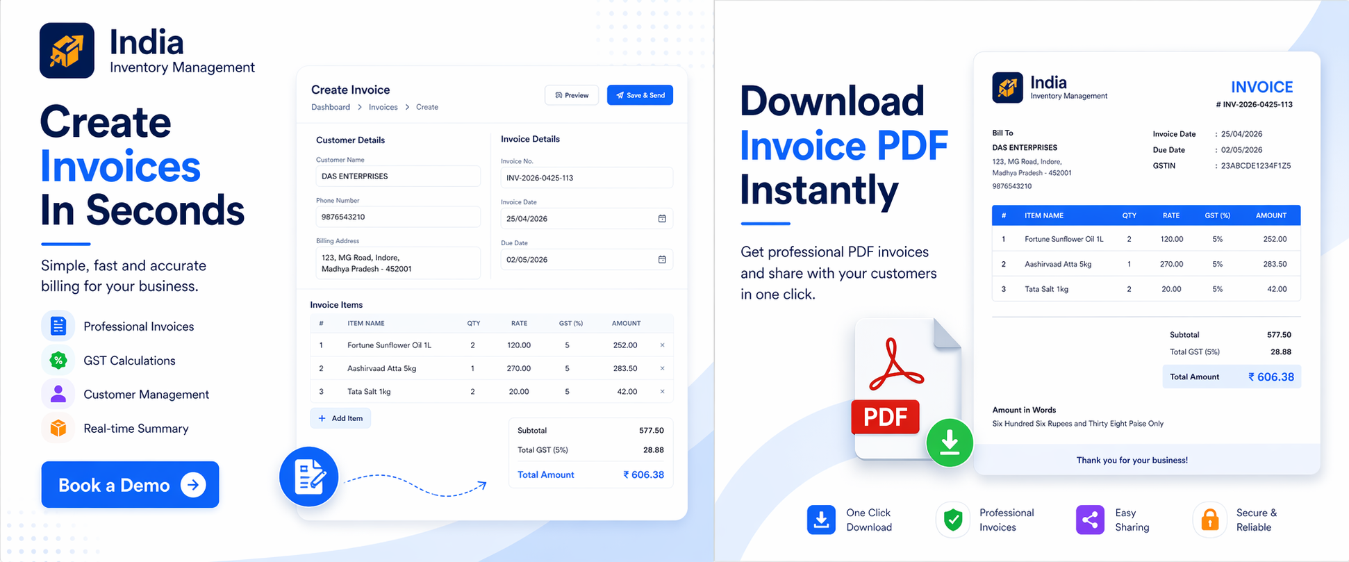 India Inventory Management login banner 3